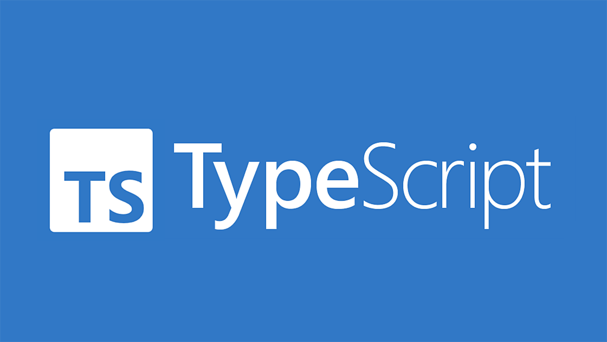 This image shows the TypeScript logo