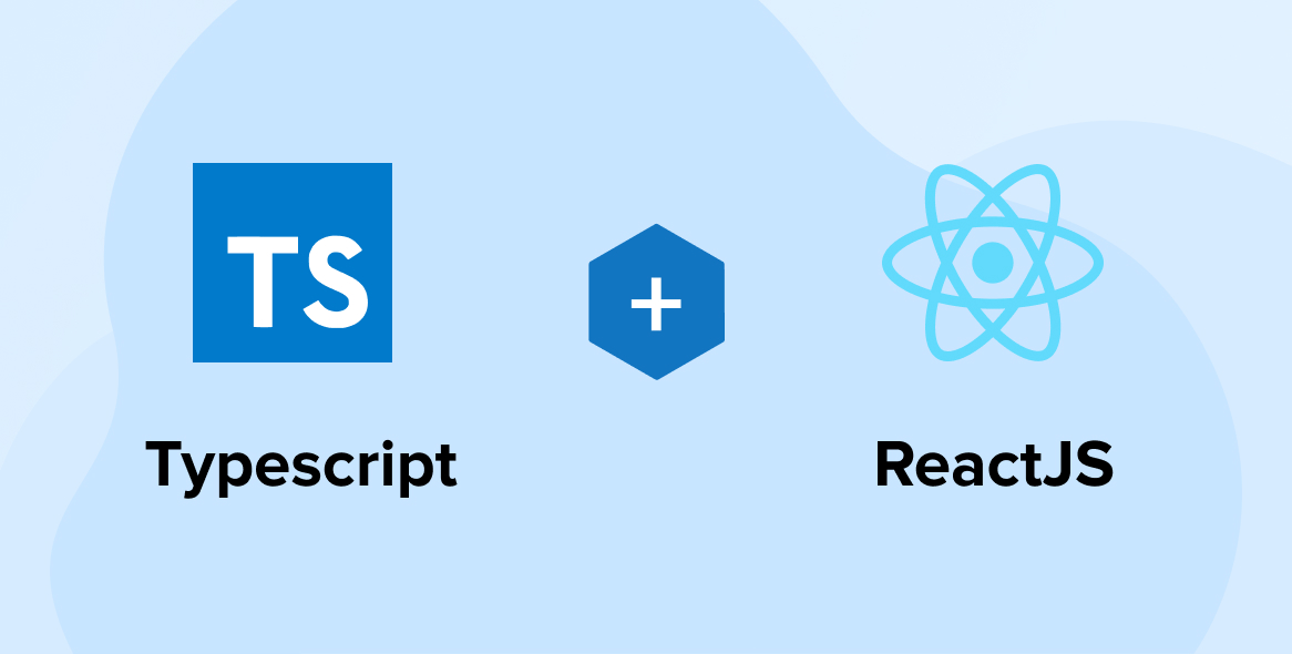 This image shows a logo of TypeScript plus React